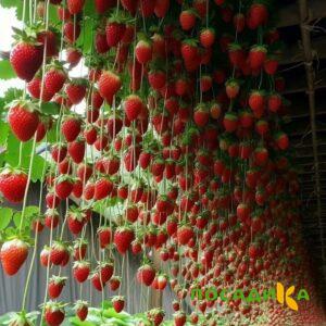 Клубника ампельная Анастасия купить по цене от 370р. в интернет-магазине «Посадика» с доставкой почтой в в Югорске и по всей России – [изображение №1].